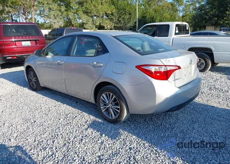 2015 Toyota Corolla Le Plus из США, поврежденный, VIN 5YFBURHE1FP207593
